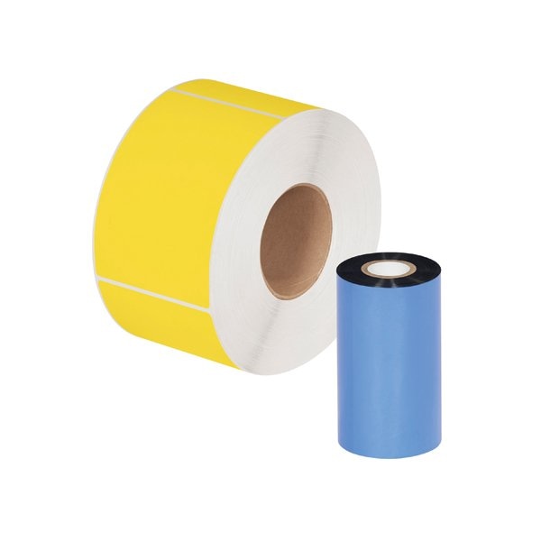 Bsc Preferred 4.33'' x 984' Black Zebra Thermal Transfer Ribbons - Wax/Resin, 24PK BUY00015139 - main